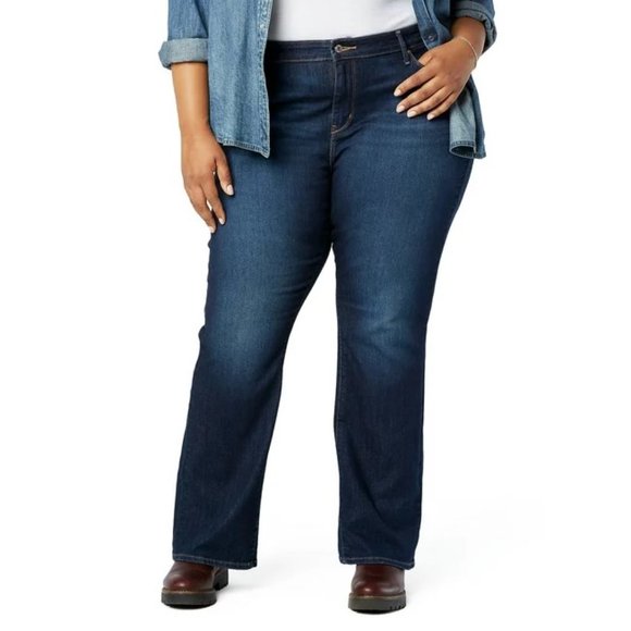 NWT Signature by Levi Strauss & Co. Women's Bootcut Jeans Size 24L - Picture 1 of 10